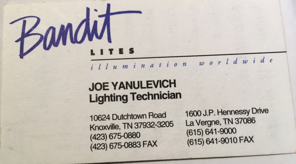 Lite Visions Owner Joe's Concert Lighting to Outdoor Landscape Lighting History